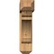 Ekena Millwork Olympic Craftsman Smooth Bracket w/ Offset Brace, Western Red Cedar, 7 1/2"W x 30"D x 30"H BKT0806X30X30OLY04SWR - alternate 2